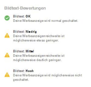 Bildtext-Bewertungen