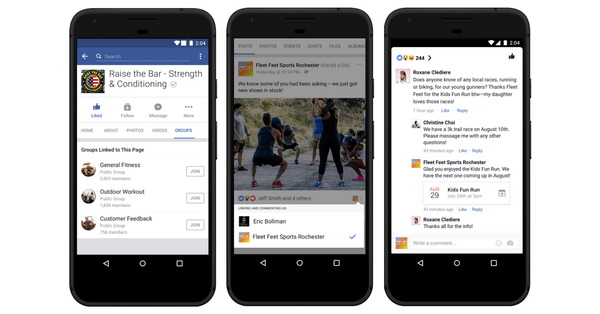 Facebook Gruppen für Unternehmen (Quelle: Facebook)